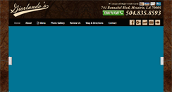 Desktop Screenshot of giorlandos.com
